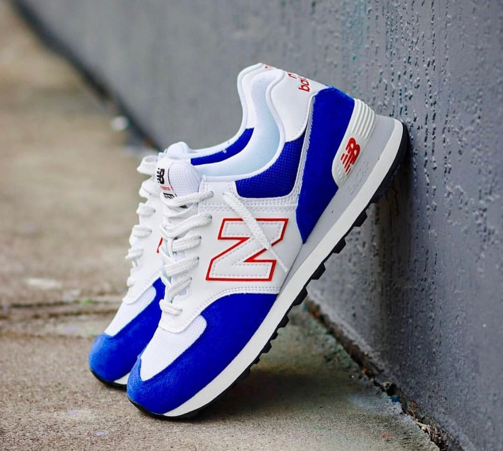 Royal white grey new balance hotsell