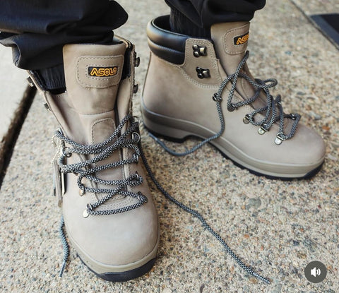ASOLO HIKING BOOTS ASH GREY
