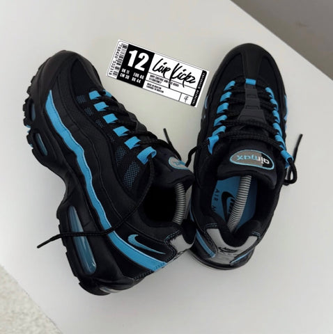 NIKE AIR MAX 95 BLACK CAROLINA BLUE