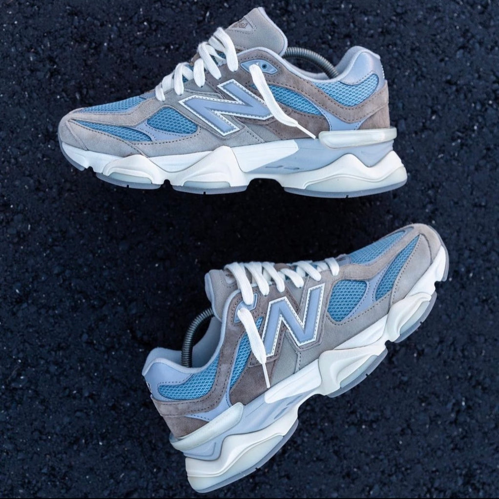 New balance blue trainers outlet