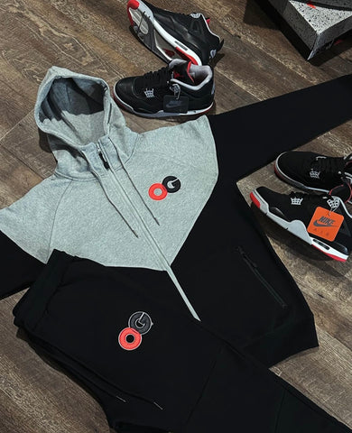 OG BRED BULLS SWEATSUIT