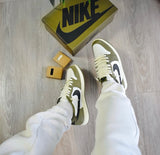 AIR JORDAN 1 LOW WHITE OLIVE BLACK