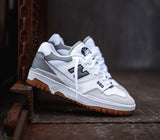 NEW BALANCE CLASSIC WHITE GREY GUM BOTTOM