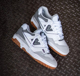 NEW BALANCE CLASSIC WHITE GREY GUM BOTTOM