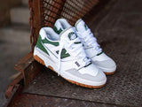 NEW BALANCE CLASSIC WHITE GREEN GUM BOTTOM