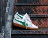 PUMA CLASSIC LOW WHITE GREEN GUM BOTTOM