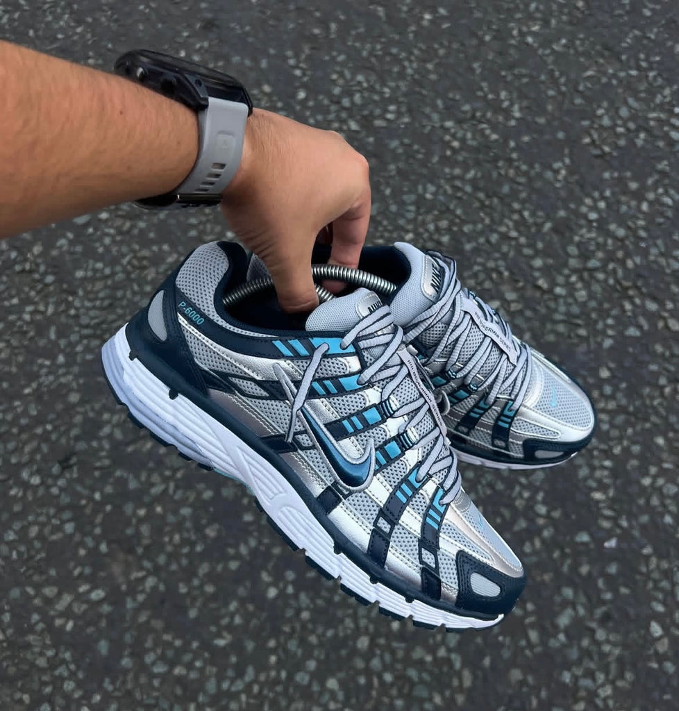 NIKE P TRAINERS SILVER TEAL AQUA