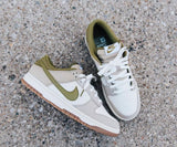 NIKE DUNK LOW WHITE NUDE OLIVE