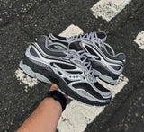 SAUCONY HYBRID TRAINERS BLACK GREY