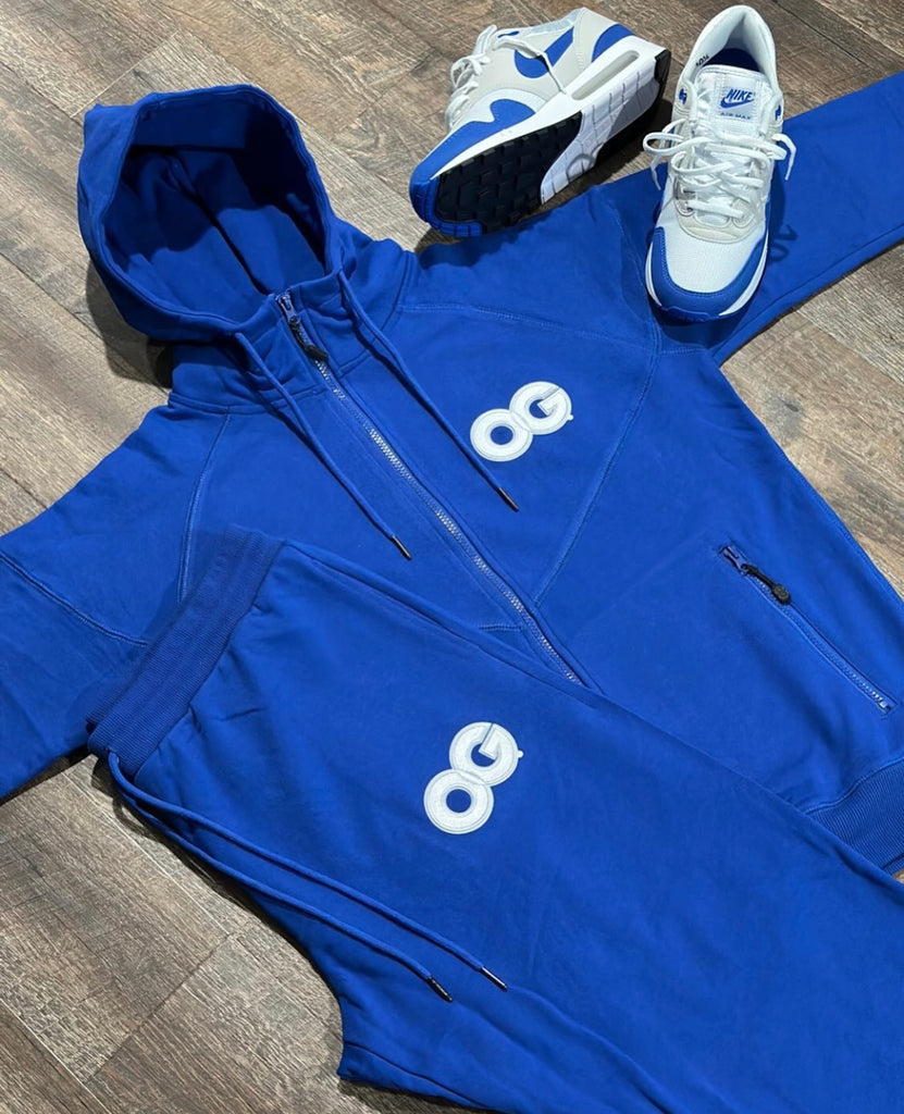 OG SWEATSUIT ROYAL WHITE
