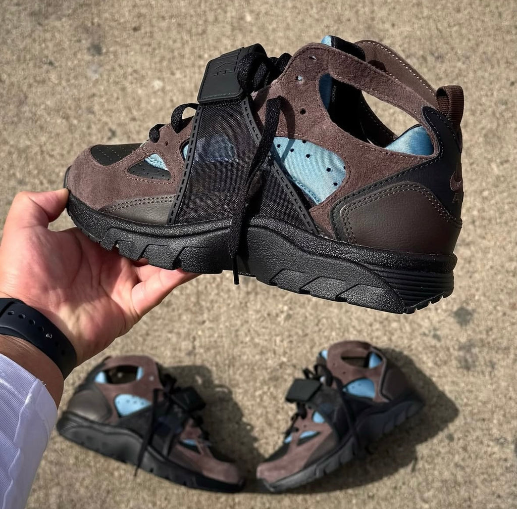 NIKE HUARACHE BLACK CHOCOLATE AQUA