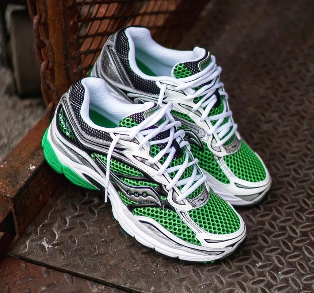 SAUCONY HYBRID WHITE SILVER GREEN