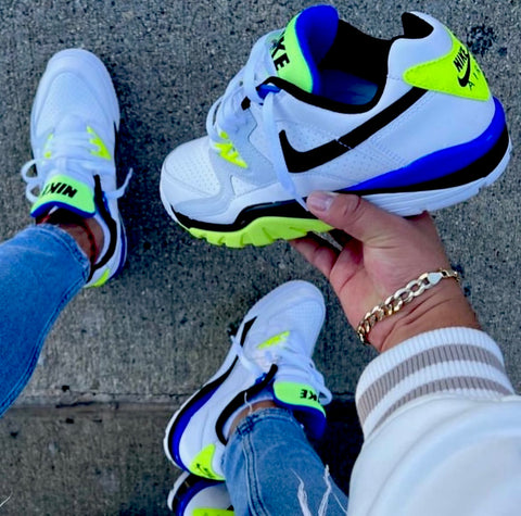 NIKE BO JACKSON LOWS WHITE ROYAL VOLT