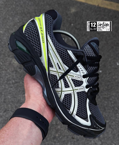 ASICS GEL TRAINERS BLACK VOLT SILVER
