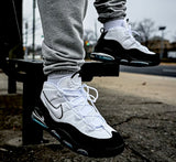 NIKE UPTEMPO WHITE BLACK TEAL
