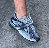NEW BALANCE X TRAINERS GREY NAVY
