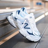 NEW BALANCE X TRAINERS WHITE NAVY