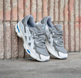 ASICS GEL TRAINERS TRIPLE GREY BLUE