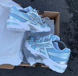 ASICS GEL TRAINERS ICE BLUE SILVER