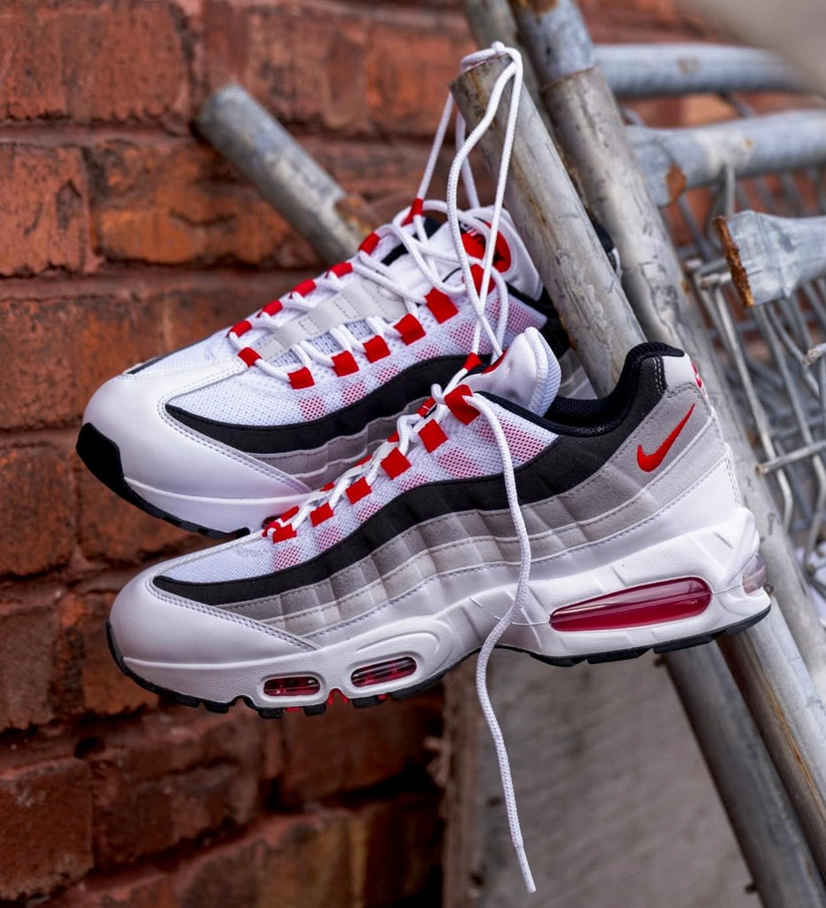 NIKE AIR MAX 95 WHITE GREY BLACK RED – Live-kickz