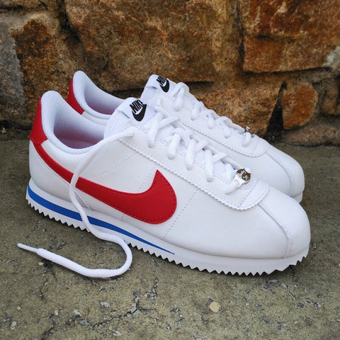 NIKE CORTEZ WHITE RED BLUE