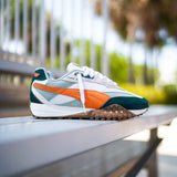 PUMA RIDER BUBBLE GREEN ORANGE