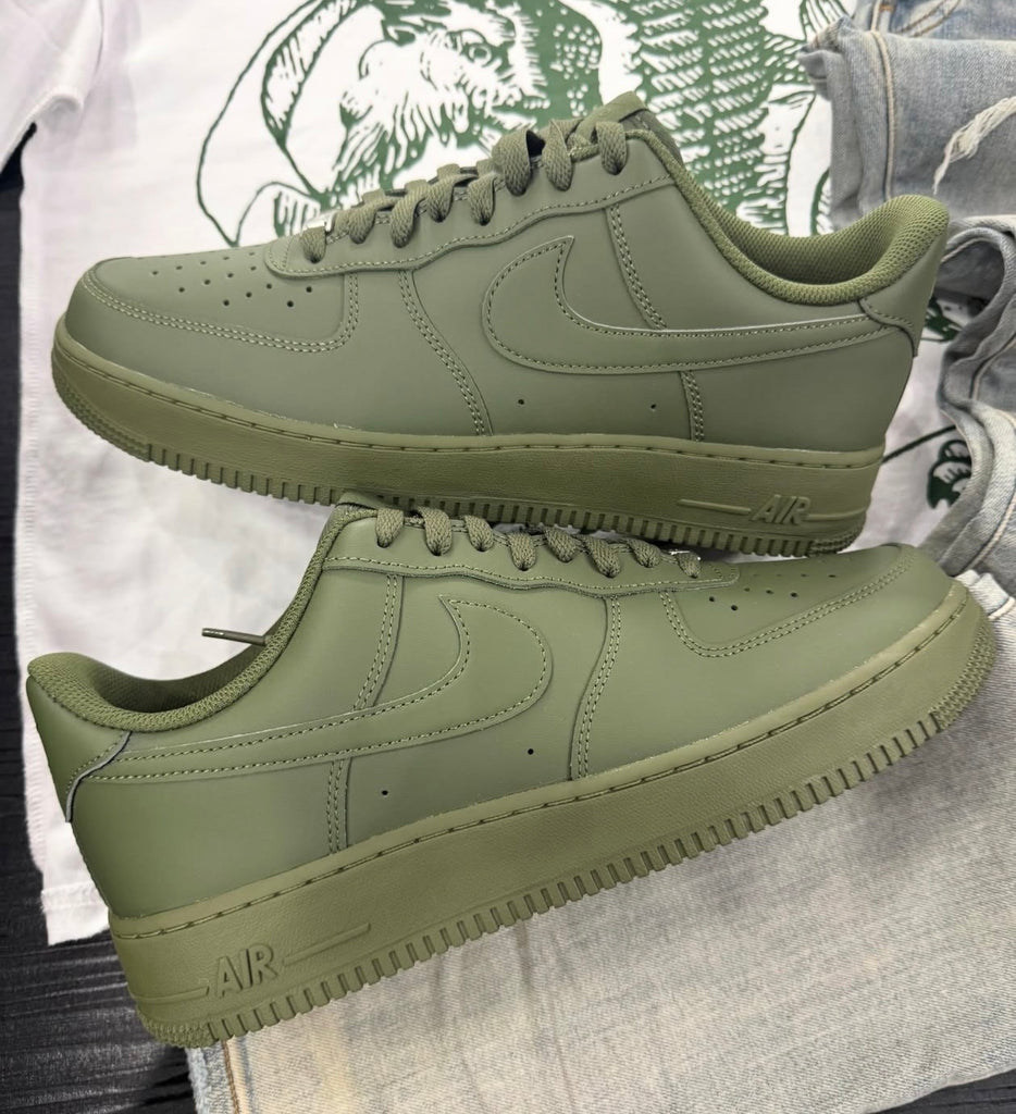 NIKE AIR FORCE 1 ARMY GREEN