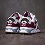 SAUCONY HYBRID TRAINERS WHITE MAROON