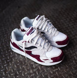 SAUCONY HYBRID TRAINERS WHITE MAROON