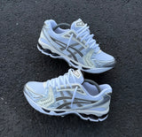 ASICS GEL TRAINERS SILVER GREY