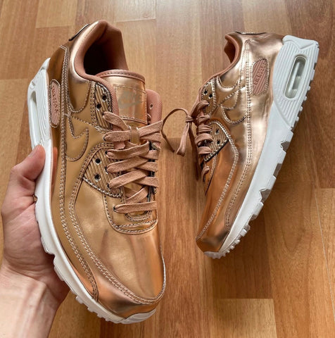 NIKE AIR MAX 90 ROSE GOLD WOMEN SIZES