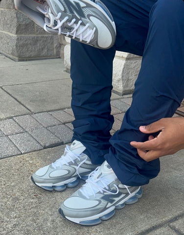 NEW BALANCE BUBBLE RUNNERS WHITE GREY BLUE
