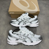 ASICS GEL TRAINERS WHITE SILVER