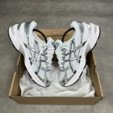ASICS GEL TRAINERS WHITE SILVER