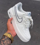 NIKE AIR FORCE 1 OFF WHITE GREY