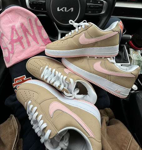 NIKE AIR FORCE 1 KHAKI PINK