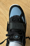 NIKE HUARACHE BLACK WHITE ICE BLUE