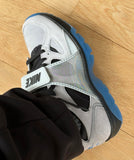 NIKE HUARACHE GREY BLACK COOL BLUE