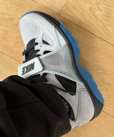 NIKE HUARACHE GREY BLACK COOL BLUE