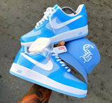 NIKE AIR FORCE 1 CAROLINA BLUE WHITE