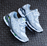 ASICS TRAINERS WHITE GREY VOLT