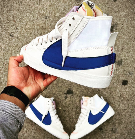 NIKE BLAZER WHITE BLUE