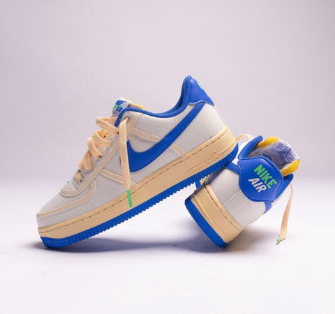 NIKE AIR FORCE 1 OFF WHITE BLUE