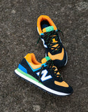 NEW BALANCE CLASSIC BLACK ORANGE BLUE