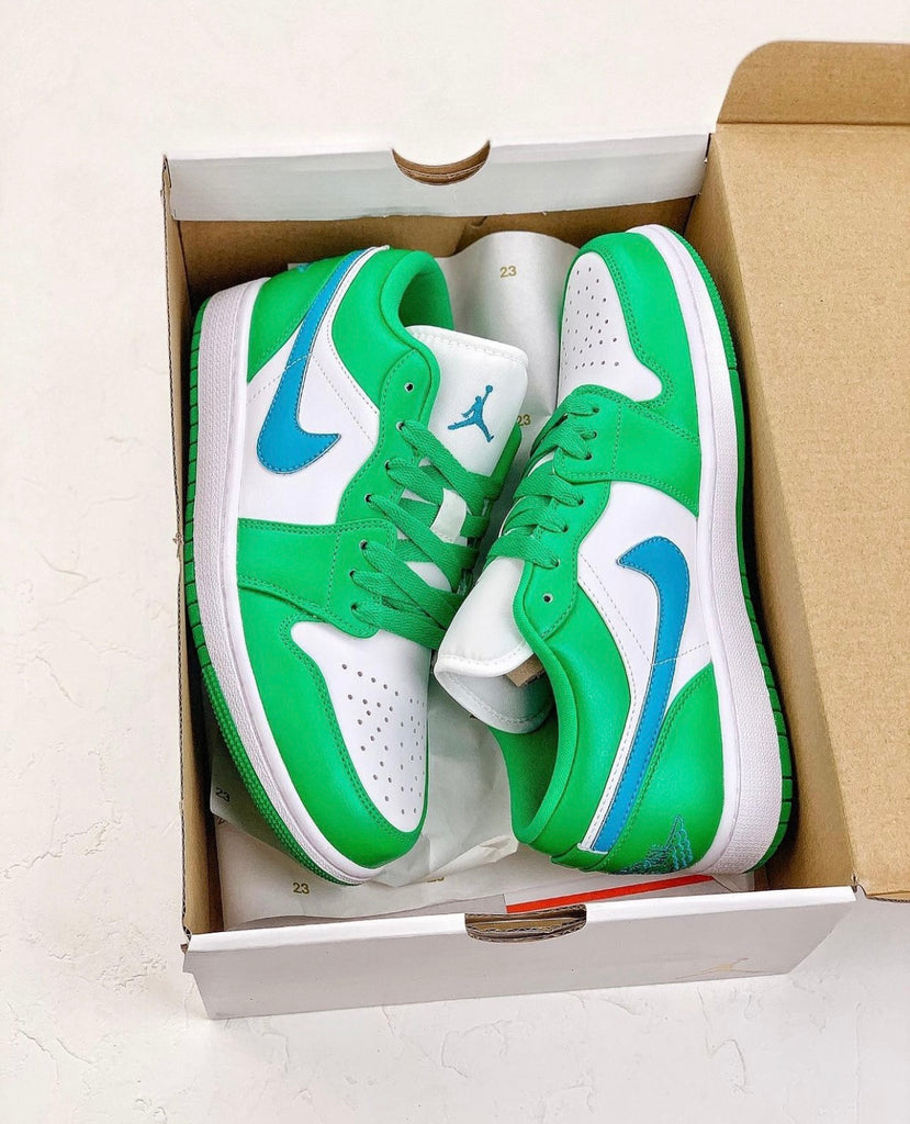 AIR JORDAN 1 LOW GREEN BLUE