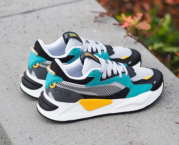 PUMA RIDER TEAL YELLOW BLACK