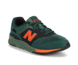 NEW BALANCE TRAINERS FOREST GREEN ORANGE