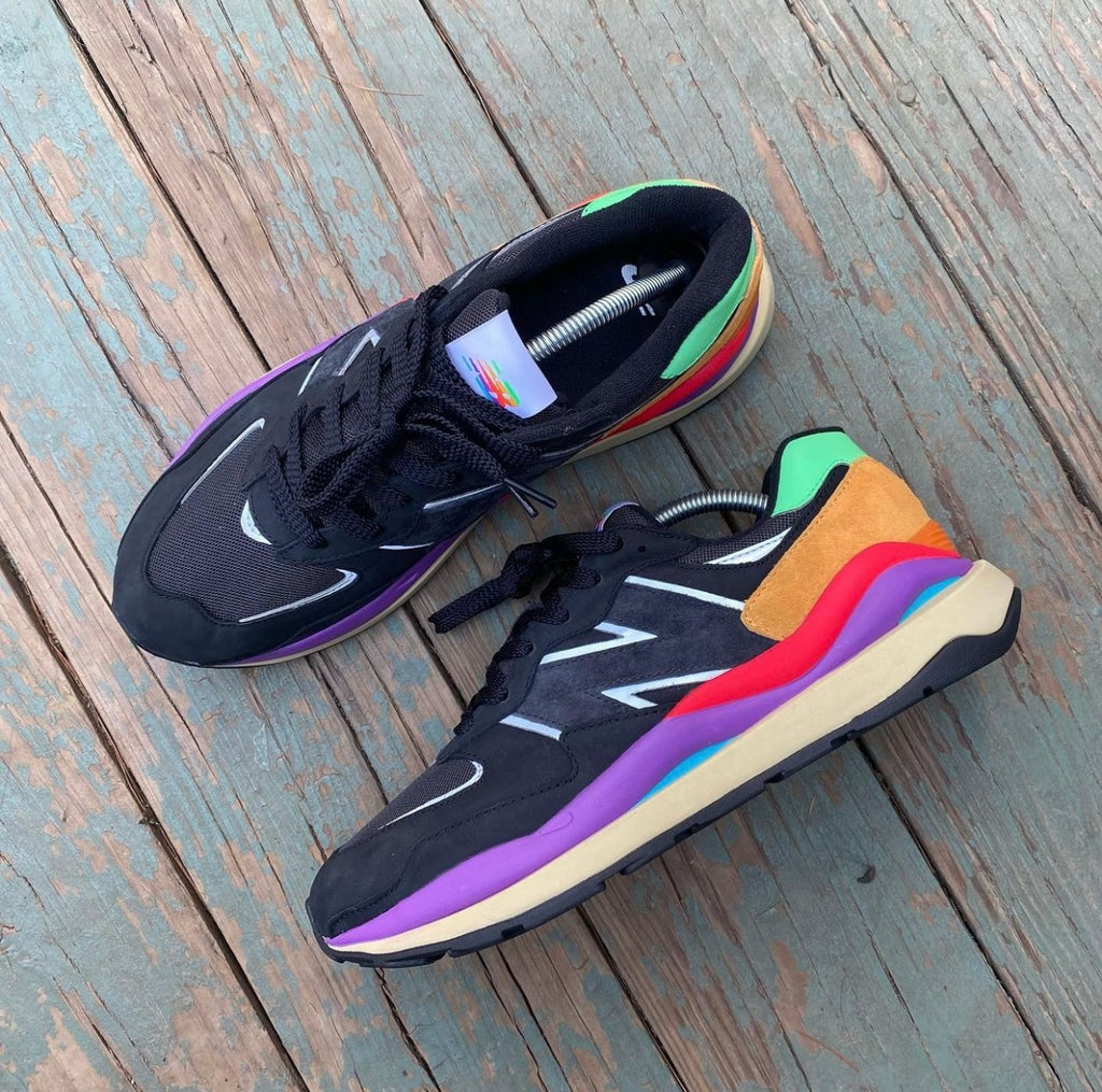 NEW BALANCE TRAINER BLACK MULTICOLOR