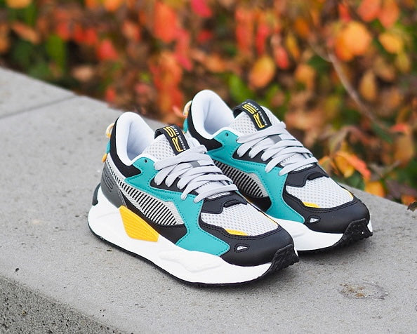 PUMA RIDER TEAL YELLOW BLACK