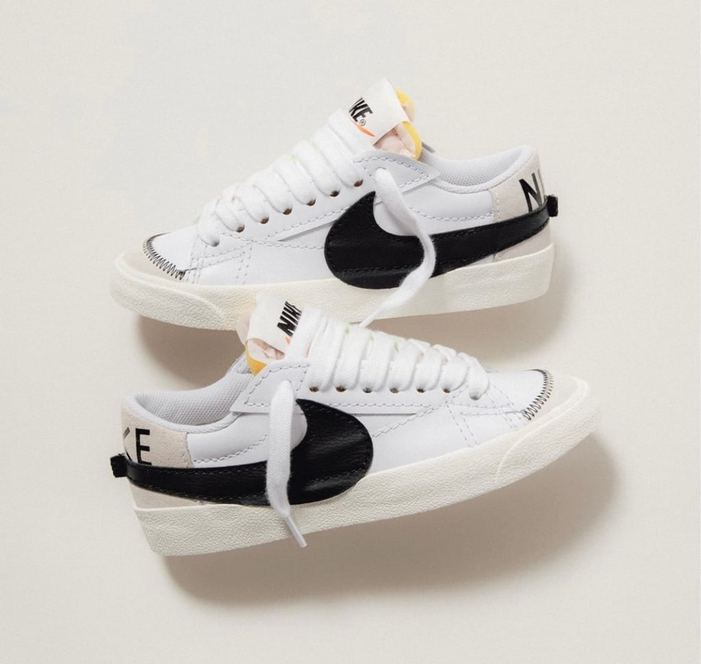 NIKE BLAZER LOW WHITE BLACK